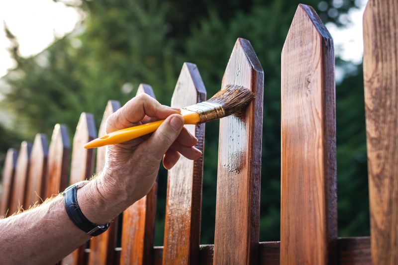 Fence Painting in Summer