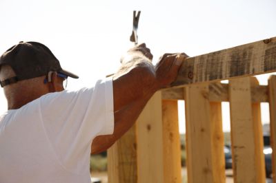 Wood Fence Repair detail