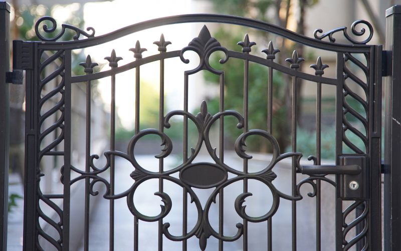 Wrought Iron Gate Installation detail